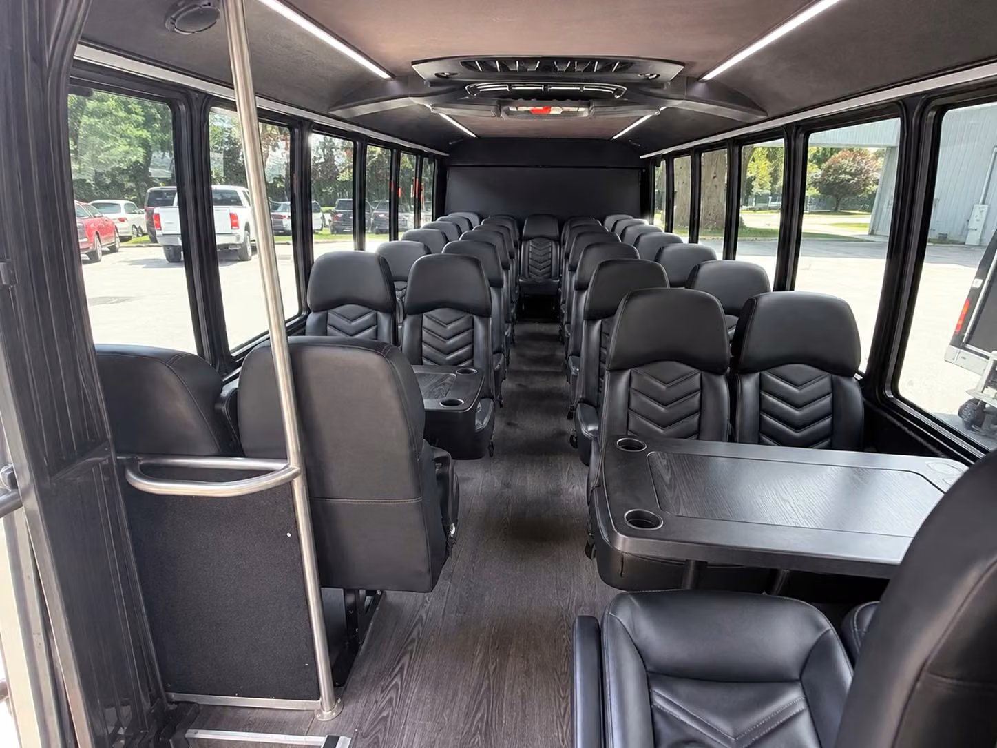 18 passenger minibus interior