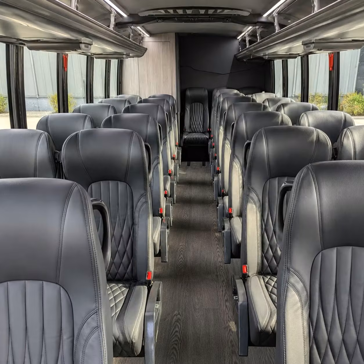 25 passenger minibus interior
