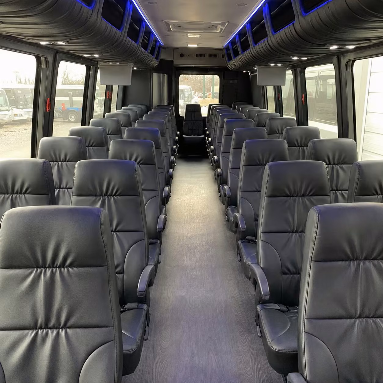 30 passenger minibus interior