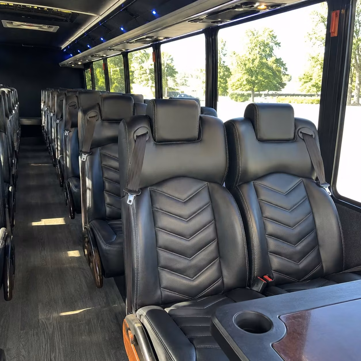 35 passenger minibus inside